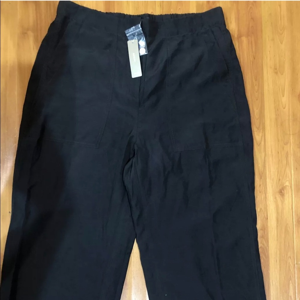 NWT J. Crew Size 12 Straight-Leg Pant Surplus Pockets Black SP' 2020 AJ431 $98